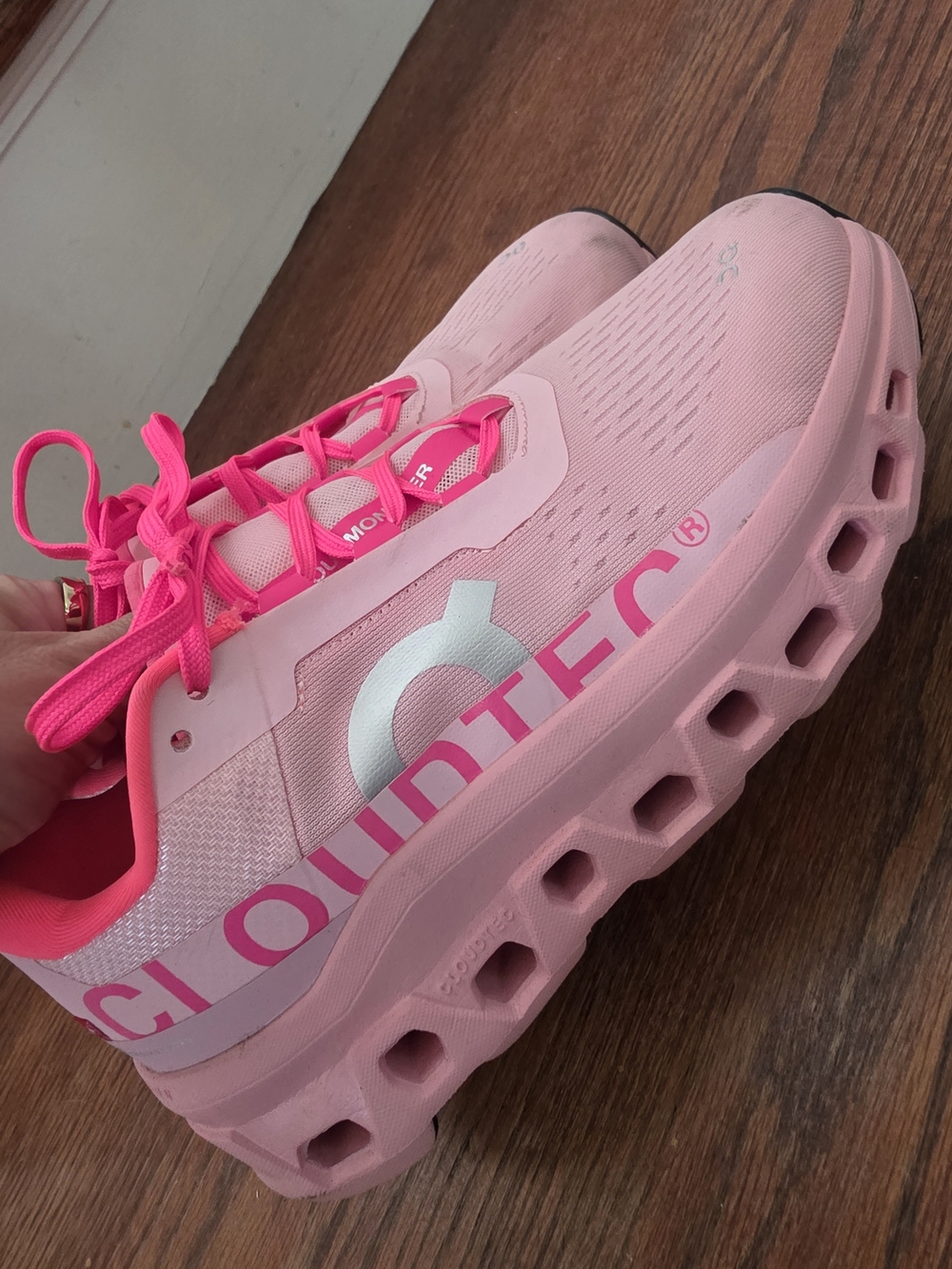 On Running Cloudmonster Women's Running Shoe - Pink